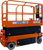 Ballymore Drivable Mini Scissor Lift 26' Platform, 500 Lb. Capacity DMSL-26