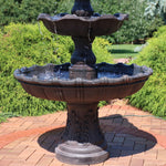 Sunnydaze 4-Tier Grand Courtyard Outdoor Water Fountain - 80" H FC-73850