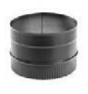 Duravent 6" Diameter DuraBlack Stovetop Adapter - 6DBK-AD, 810000979