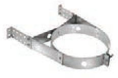 Duravent 6" Diameter DuraPlus 2100HT Adjustable Wall Strap - 6DP-AWS, 810000547