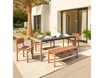 Zuo Kata Dining Table Gray 704100