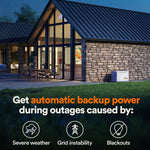 Standby Generator, 10kW | With 16-Circuit Transfer Switch | WiFi Enabled G007172
