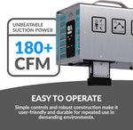 Prolux New Comfort Stainless Steel 6,000 to 14,000 mg/hr Commercial Ozone Generator and Air Purifier PLCOZ12K