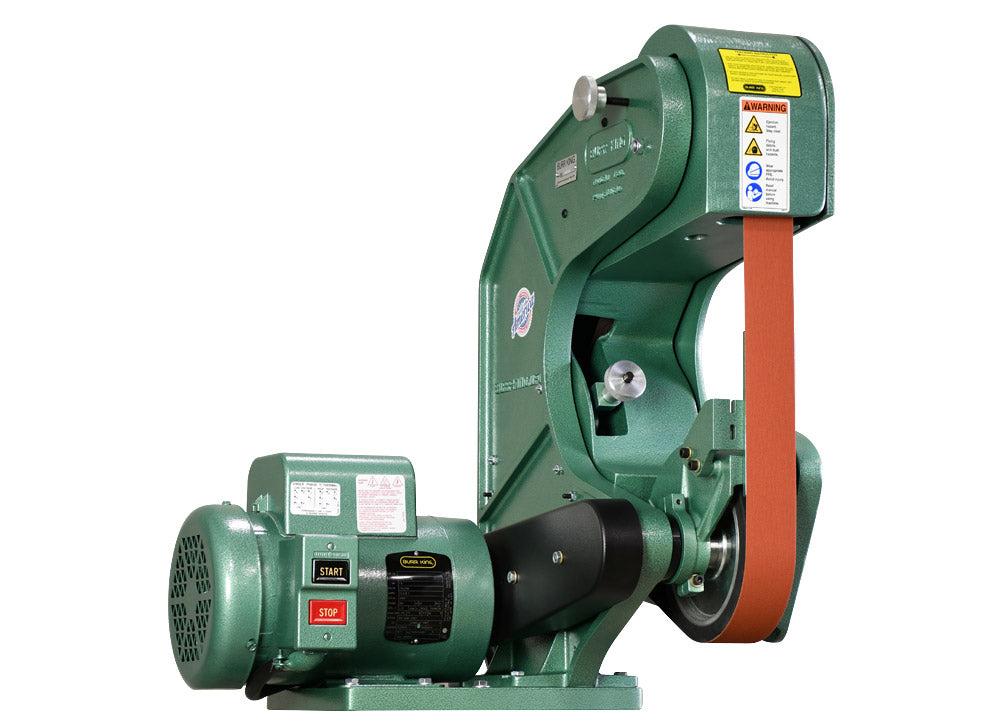 Burr King Model 760 1.5 x 60 or 2 x 60 Three Wheel Belt Grinder 75100