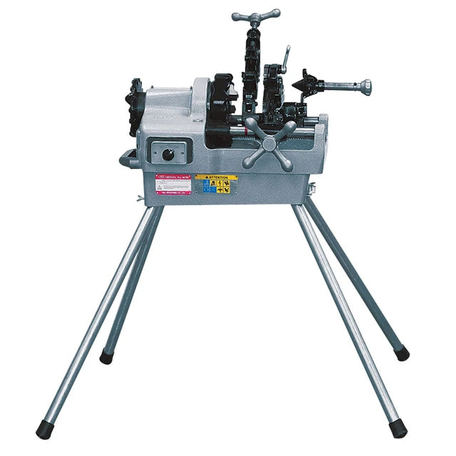 WheelerRex 1/2"-2" Pipe Threading Machine (8190) w/ Two 80118 Die Heads, 115V 8196