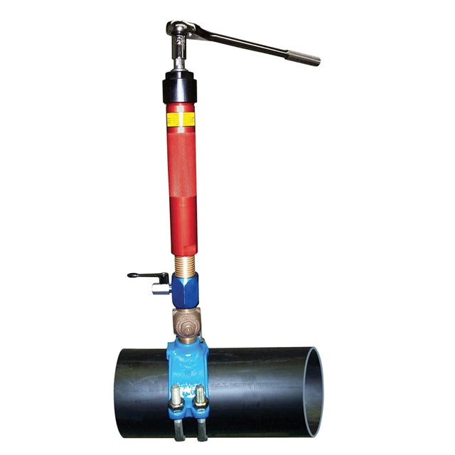 WheelerRex Hot Tapping System, 3/4"-1", NPT Adapters, for Steel & Copper Pipe 8100