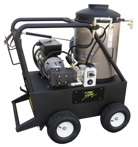 Cam Spray Portable Diesel Fired Electric Powered 5 gpm, 3000 psi Hot Water Pressure Washer 3050QE