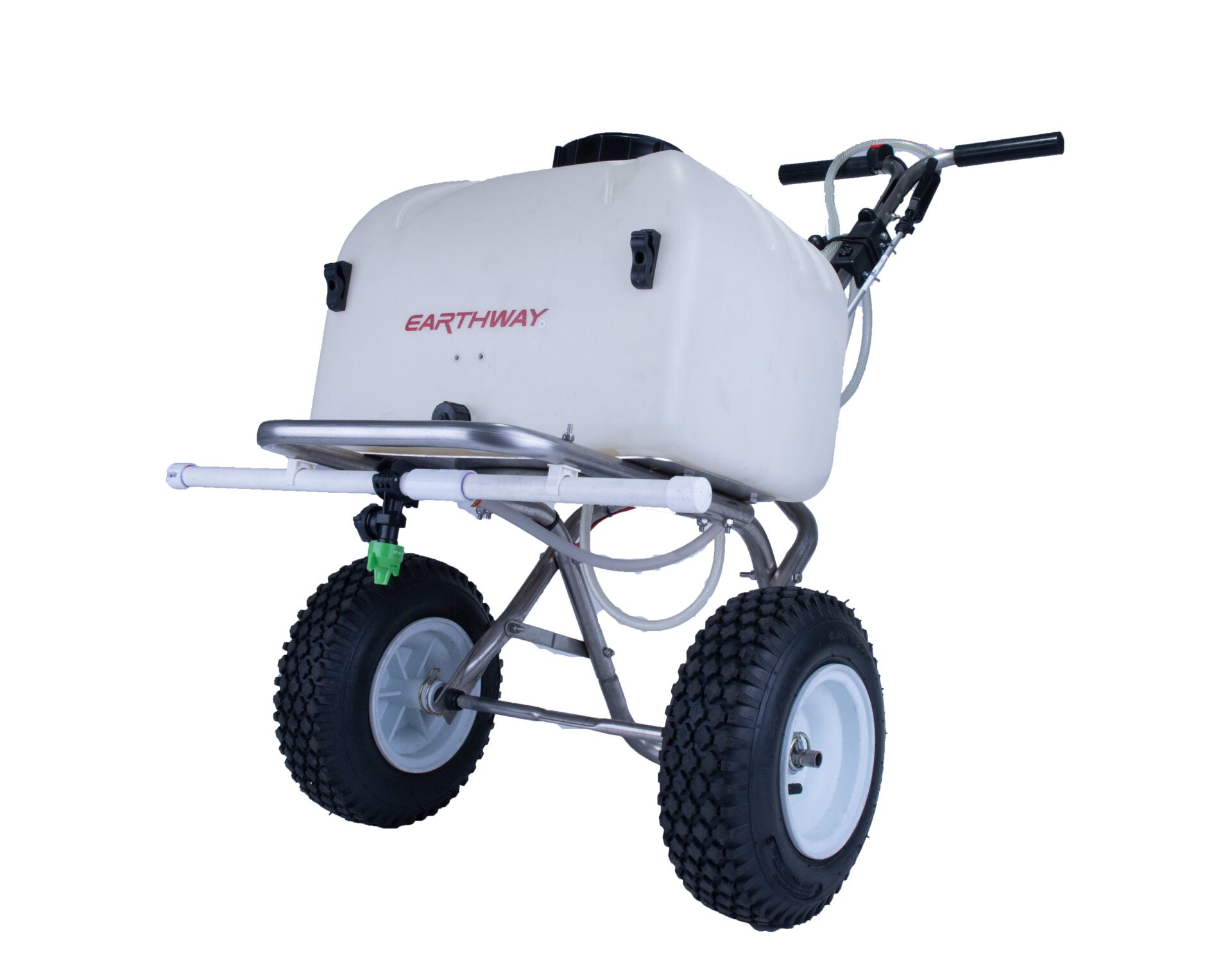 Earthway 8 Gallon Stainless Steel Push Sprayer With Hose 90308