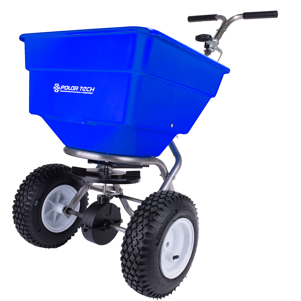 Earthway 100lb Professional Stainless Steel Ice Melt Broadcast Spreader 90399