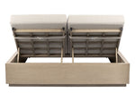 Zuo Varadero Beach Double Chaise Gray 704266