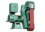 Burr King Model 960-400 4 x 60 Two Wheel Belt Grinder 95103