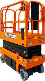 Ballymore Drivable Mini Scissor Lift 19' Platform 500 Lb. Capacity DMSL-19