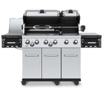 Broil King Regal S 690 PRO IR 6-Burner Natural Gas Grill With Rotisserie & Infrared Side Burner Stainless Steel BK957947