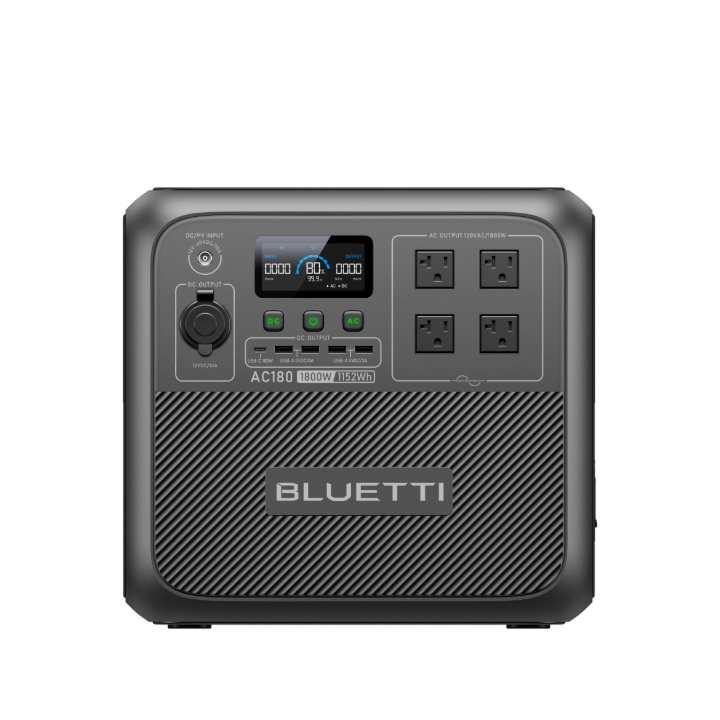 BLUETTI AC180 Solar Portable Power Station