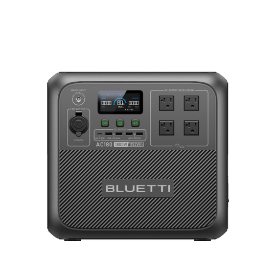 BLUETTI AC180 Solar Portable Power Station