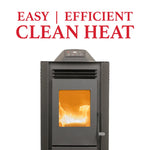 Ashley AP5613-W Pellet Stove 40 lb. Hopper (1,800 Sq. Ft.) AP5613-W