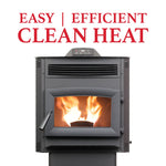 Ashley AP5617-W Pellet Stove 90 lb. Hopper (2,200 Sq. Ft.) AP5617-W