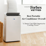 Whynter NEX Inverter 14,000 BTU (ASHRAE) 12,000 BTU (SACC) Smart Control Dual Hose Portable Air Conditioner with Heat ARC-1230WNH