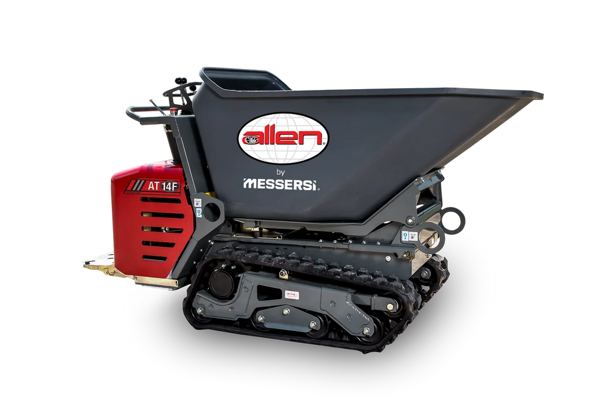 Allen Power Buggy 14CF Poly Bucket Fixed Lith Batt Elec Start Mud Tracks AT14F