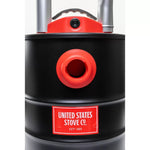 US Stove Black Metal Ash Vacuum AV15E