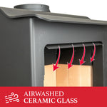 Ashley 1,200 Sq. Ft. Pedestal Wood Stove AW1120E-P