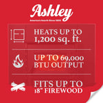 Ashley 1,200 Sq. Ft. Wood Stove Insert AW1820E