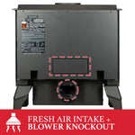 Ashley 2,000 Sq. Ft. Pedestal Wood Stove AW2020-P