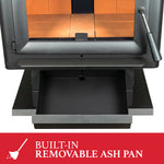 Ashley 2,500 Sq. Ft. Pedestal Wood Stove AW2520E-P