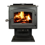 Ashley 3,200 Sq. Ft. Large Pedestal Wood Stove AW3200E-P
