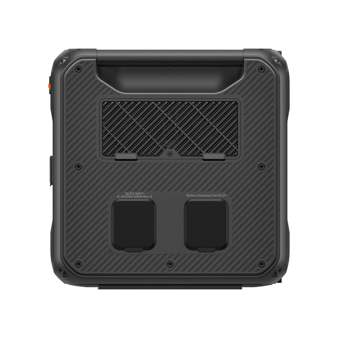 BLUETTI Apex 300 rear panel with DC/PV input and battery expansion ports