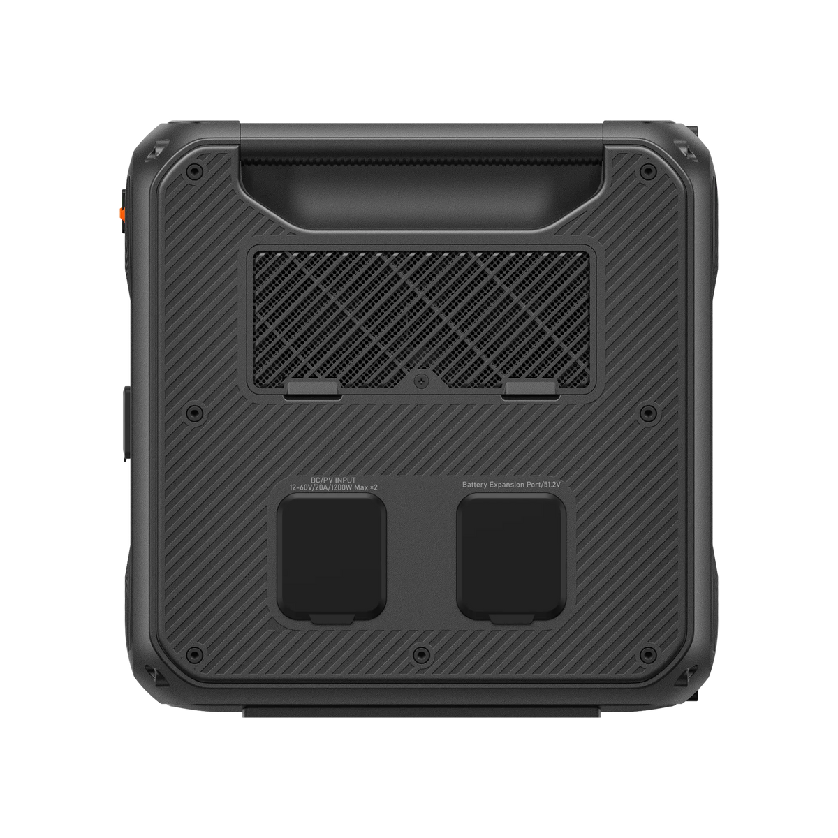 BLUETTI Apex 300 rear panel with DC/PV input and battery expansion ports