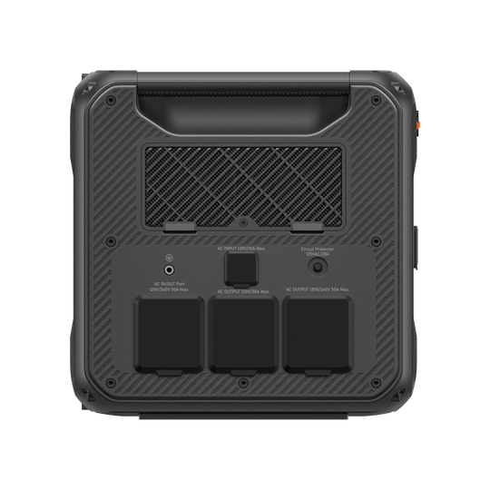 BLUETTI Apex 300 rear panel AC input/output ports