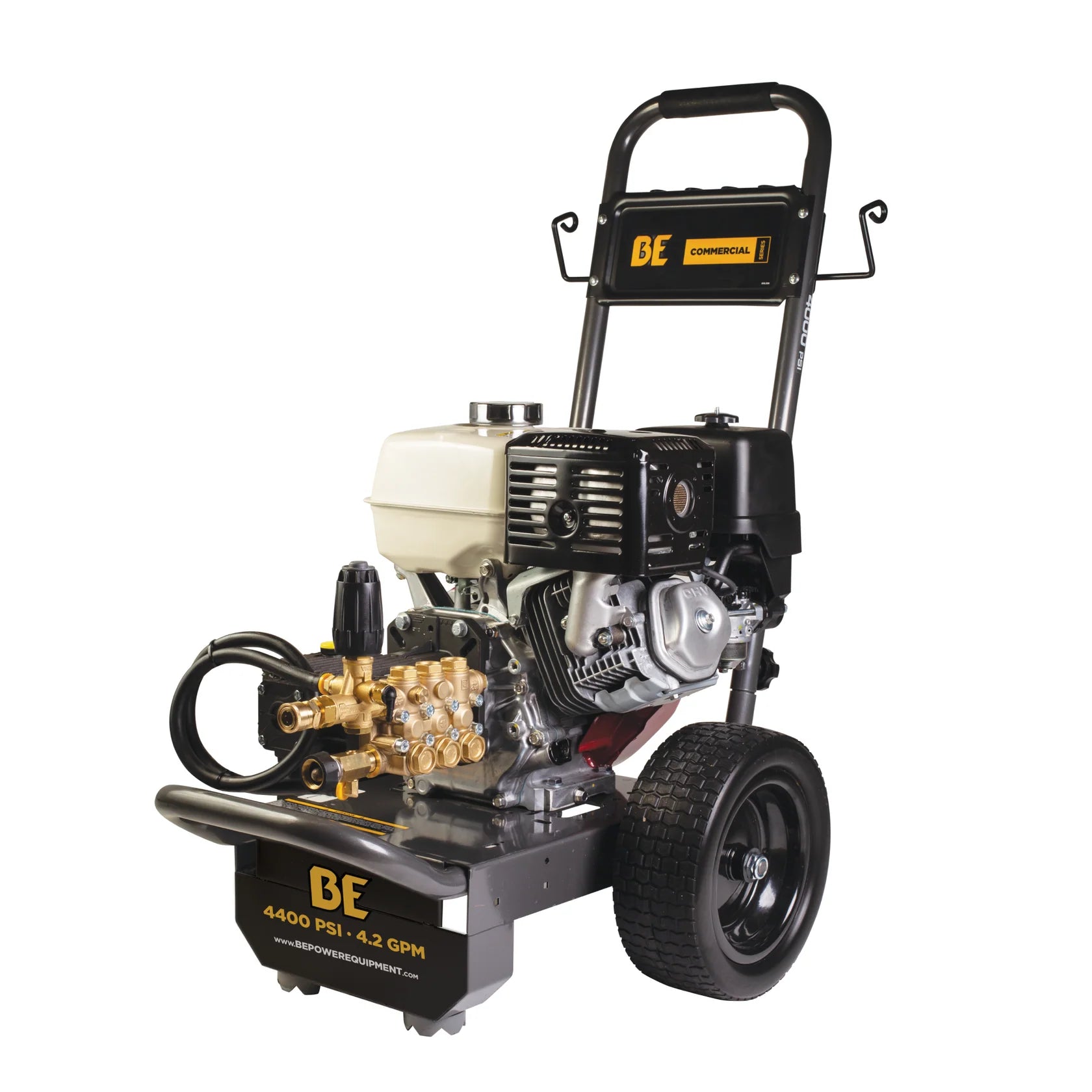 BE Power Equipment 4,200 PSI 4.2 GPM Cold Water Gas Pressure Washer B4213HGS