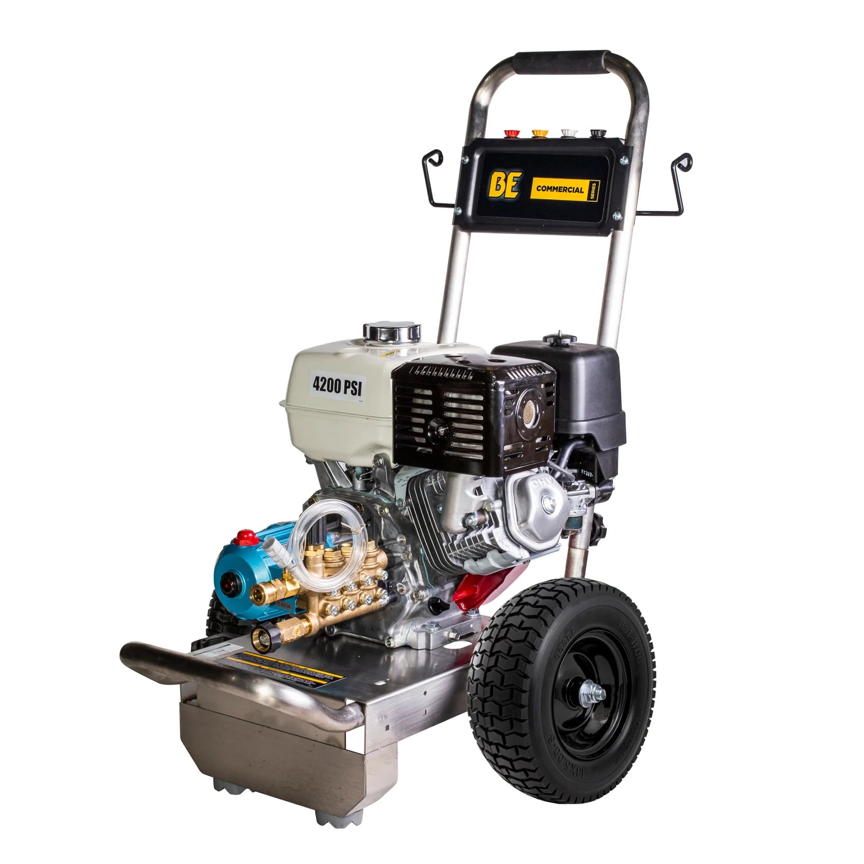 BE Power Equipment 4,200 PSI 4.2 GPM Cold Water Gas Pressure Washer B4213HSJ