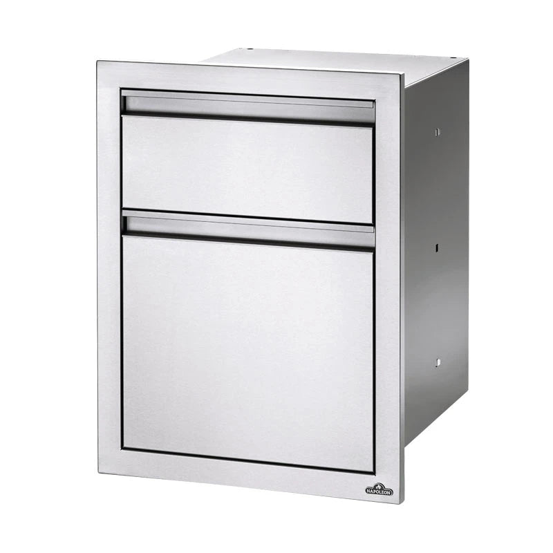 Napoleon Built-In 18X24 Double Drawer Large & Standard BI-1824-2DR