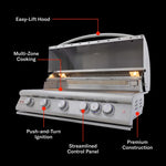 Blaze 40-Inch 5-Burner Premium LTE+ Gas Grill BLZ-5LTE3-LP