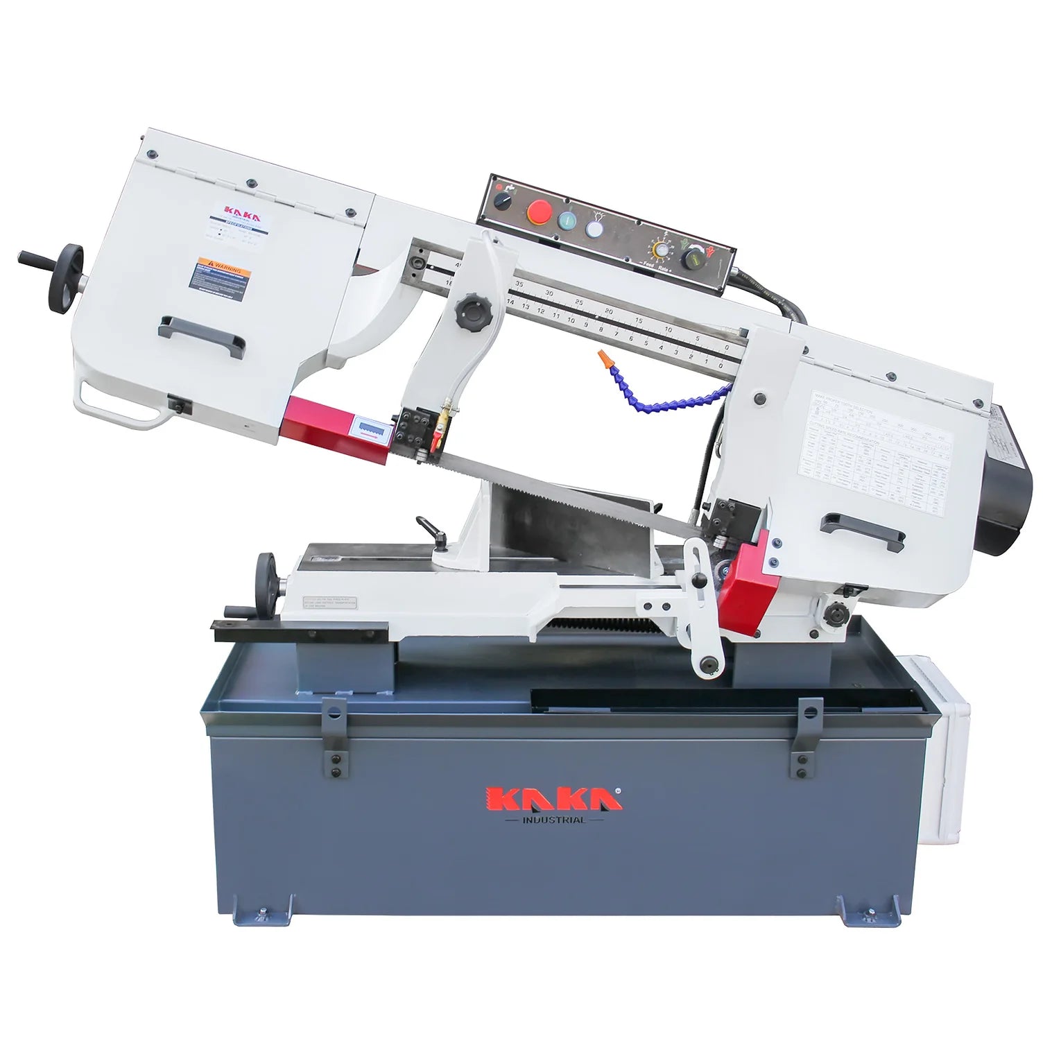 KaKa Industrial Metal Horizontal Band Saw,10" horizontal bandsaw 220V-60HZ-1PH Metal Cutting Band Saw, Solid Design Metal Bandsaw, Horizontal Bandsaw, High Precision Metal Band Saw, Space Saver Band Saw BS-1018B 188015V220
