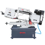 KaKa Industrial Metal Horizontal Band Saw,10 inch horizontal bandsaw, the bow can be swiveled between 45° and 90°Solid Design, Solid Design, Horizontal High Precision Vice Metal Band Saw220V-60Hz-1PH ,BS-1018R 188116