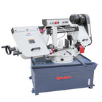 KaKa Industrial Metal Horizontal Band Saw,10 inch horizontal bandsaw, the bow can be swiveled between 45° and 90°Solid Design, Solid Design, Horizontal High Precision Vice Metal Band Saw220V-60Hz-1PH ,BS-1018R 188116