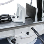 KaKa Industrial Metal Horizontal Band Saw,10 inch horizontal bandsaw, the bow can be swiveled between 45° and 90°Solid Design, Solid Design, Horizontal High Precision Vice Metal Band Saw220V-60Hz-1PH ,BS-1018R 188116