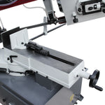 KaKa Industrial Metal Horizontal Band Saw,10 inch horizontal bandsaw, the bow can be swiveled between 45° and 90°Solid Design, Solid Design, Horizontal High Precision Vice Metal Band Saw220V-60Hz-1PH ,BS-1018R 188116