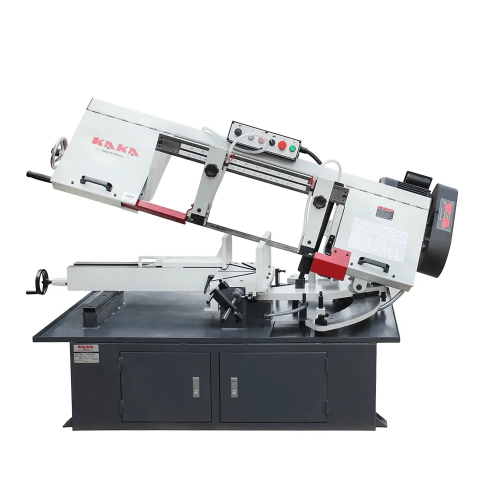 KaKa Industrial Metal Horizontal Band Saw, Dual Miter Metal Cutting Band Saw 10.2”x16.9” Capacity 2 HP power Horizontal Bandsaw with 220V Single phase BS-1018T 188061V220