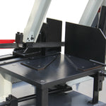 KaKa Industrial Metal Horizontal Band Saw, 21.6"x14“ Capacity Metal Cutting Band Saw, Swivel Head Miter Metal Cutting Band Saw, Round Bar Cutting, Runs on 220V-60HZ-3PH BS-2114T 188065V220