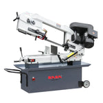KaKa Industrial Metal Bandsaw 9"Horizontal Metal Cutting Band Saw 4 Steps Blade Speed Metal Band Saw, Space Saver Movable Metal Cutting Band Saw 115V&230V Dual Voltage Prewired 1PH BS-912B 188010V115V230