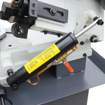KaKa Industrial Metal Bandsaw 9"Horizontal Metal Cutting Band Saw 4 Steps Blade Speed Metal Band Saw, Space Saver Movable Metal Cutting Band Saw 115V&230V Dual Voltage Prewired 1PH BS-912B 188010V115V230