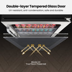Whynter 24″ Undercounter 166 Cans Seamless Stainless Steel Beverage Fridge BSR-140SB