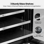 Whynter 24″ Undercounter 166 Cans Seamless Stainless Steel Beverage Fridge BSR-140SB