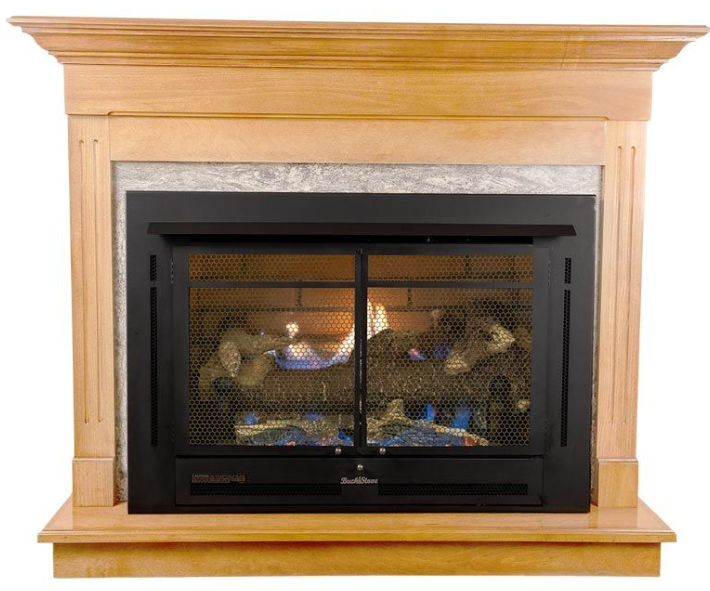 Buck Stove Contemporary Mantel For Model 34 - Light Oak PA KDM34329H