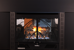 Buck Stove Model 34 Contemporary with Blue Ridge Gas Logs - LP NV 344EBLP-CONTMP