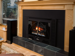 Buck Stove Model 34 Contemporary with Blue Ridge Gas Logs - LP NV 344EBLP-CONTMP